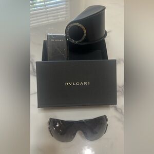 Bulgari Black Sunglasses with Box